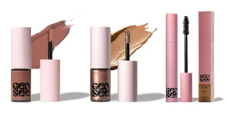 Gen See Matte &amp; Metallic Eyeshadow Bundle with Mascara \u2013 S...