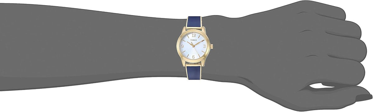 Timex Reloj de pulsera elástica de 0.984 in para mujer