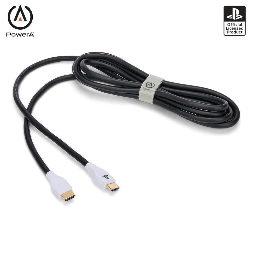 PowerA Cable HDMI de ultra alta velocidad para PlayStation 5, cable, HDMI 2.1, PS5, con licencia oficial