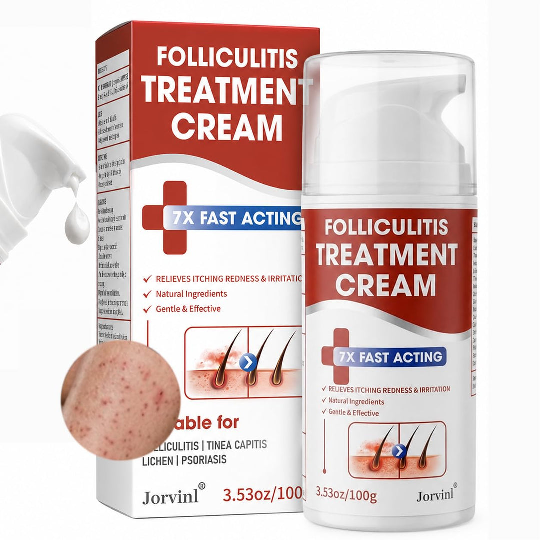Crema de tratamiento de foliculitis con 5% de peróxido de benzoilo...