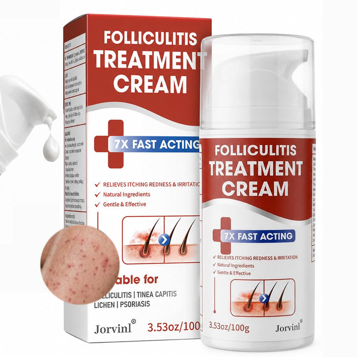 Crema de tratamiento de foliculitis con 5% de peróxido de benzoilo...