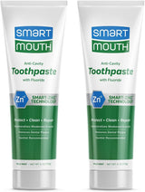 SmartMouth Pasta de dientes anticaries + zinc, flúor para la preven...