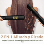 JINRI Plancha de pelo con placas de titanio de 0.8 pulgadas
