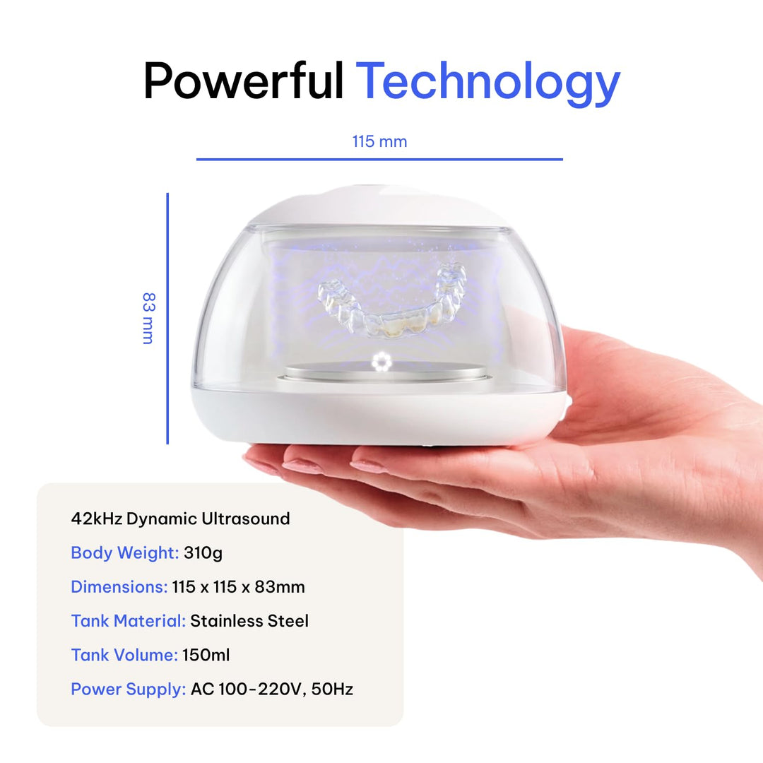 Zima Dental Pod: Máquina limpiadora ultrasónica para retenedores, a...