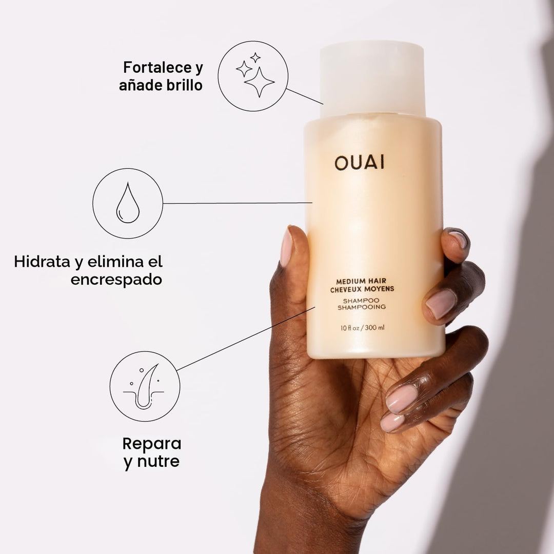 OUAI Juego de champú y acondicionador para cabello normal - Champú...