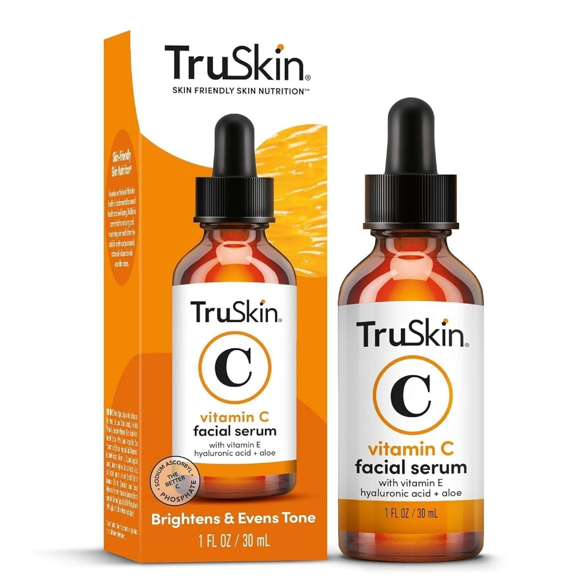 TruSkin - Suero de vitamina C para la cara, suero facial antienveje...