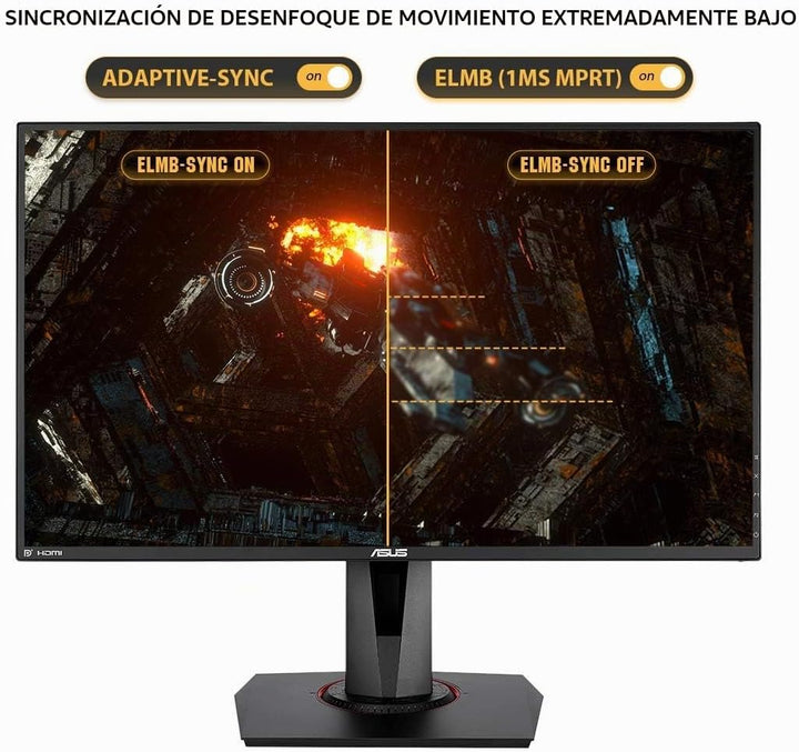 ASUS Monitor de Gaming TUF 144Hz 1ms Eye Sync Care HDMI