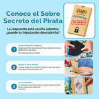 The Fidget Game Pirate Island, juego de mesa de comprensión de lectura para