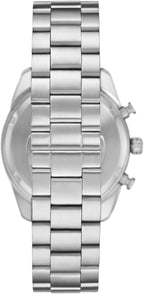 Emporio Armani Reloj cronógrafo para hombre con correa de acero inoxidable o cuero; reloj de vestir para hombre