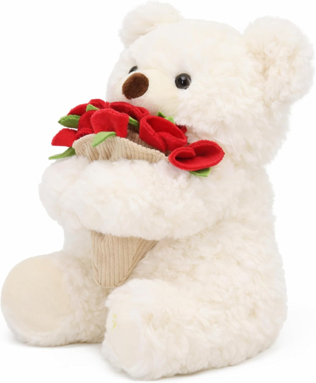 Ramo de peluche de oso de peluche, ramo de peluche de rosas, sombre...