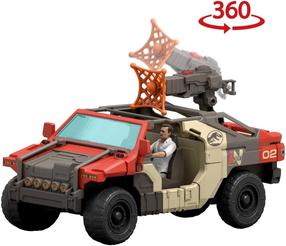 Mattel Jurassic World - Vehículo de renacimiento con 1