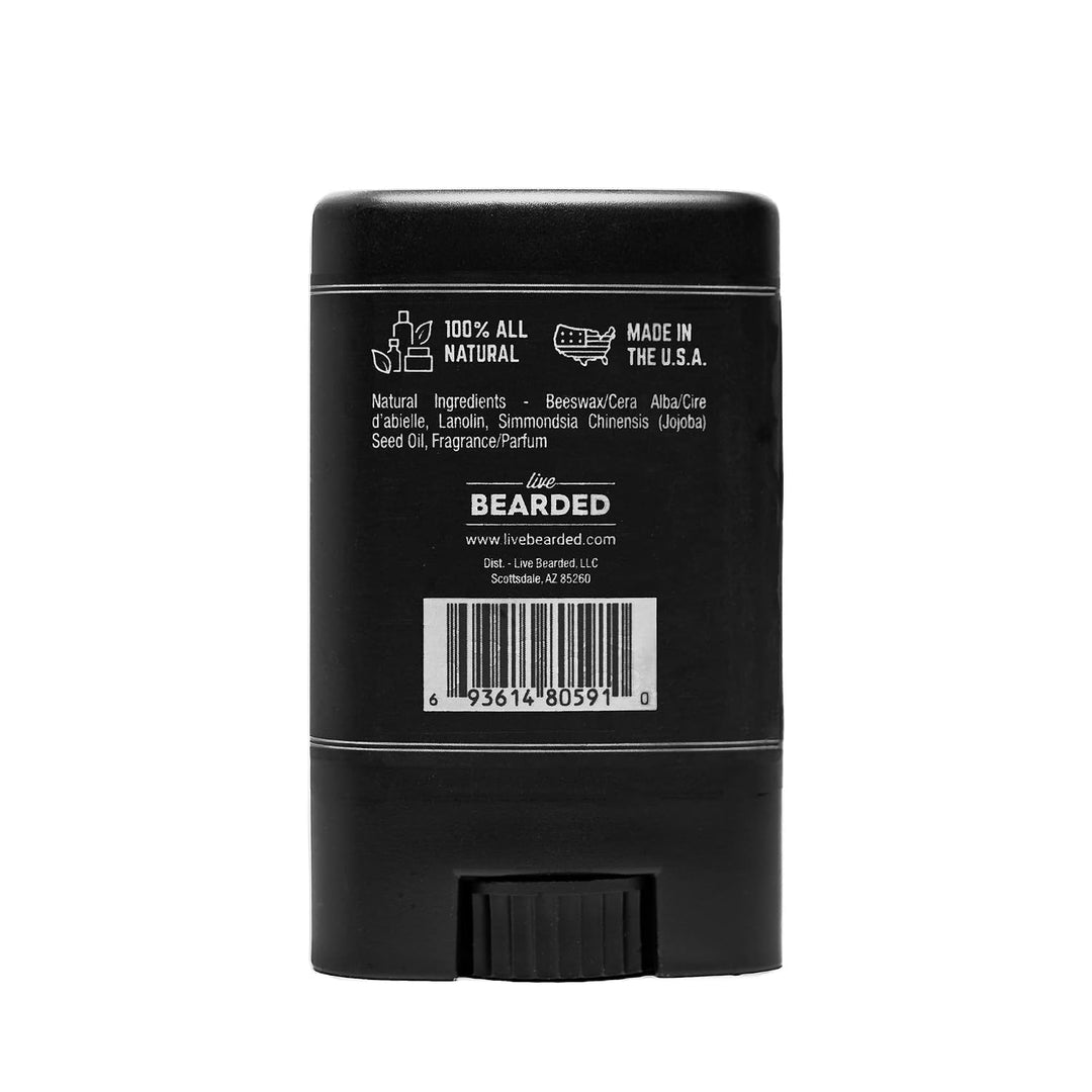 Live Bearded Barra de cera para bigote, 0.35 onzas, fabricada en lo...