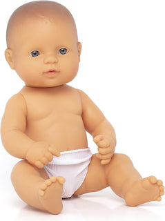 Miniland Muñeca de bebé realista con características anatómicamente...