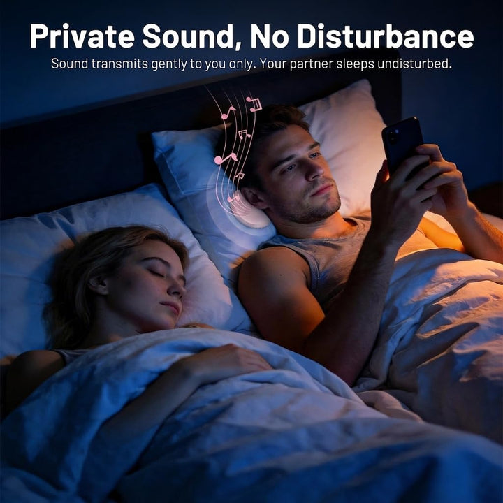 Altavoz de almohada para dormir, altavoz portátil ultrafino para do...