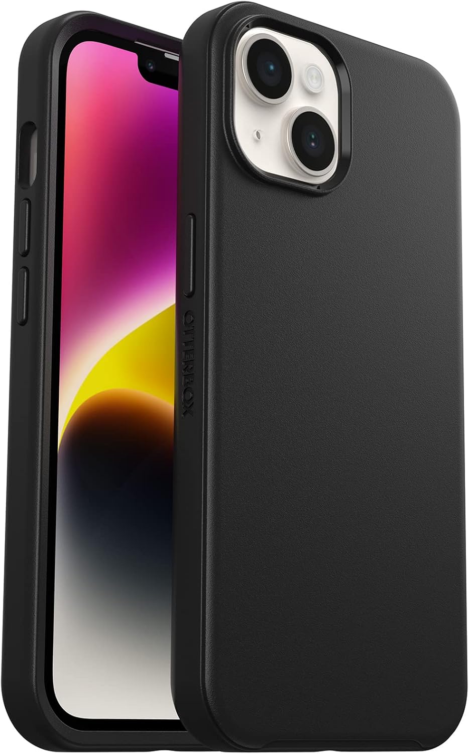 OtterBox Funda para iPhone 14 y iPhone 13 Symmetry Series+ - Negro