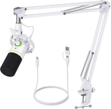 MAONO Kit de micrófono dinámico XLR\/USB, micrófono de podcast RGB...
