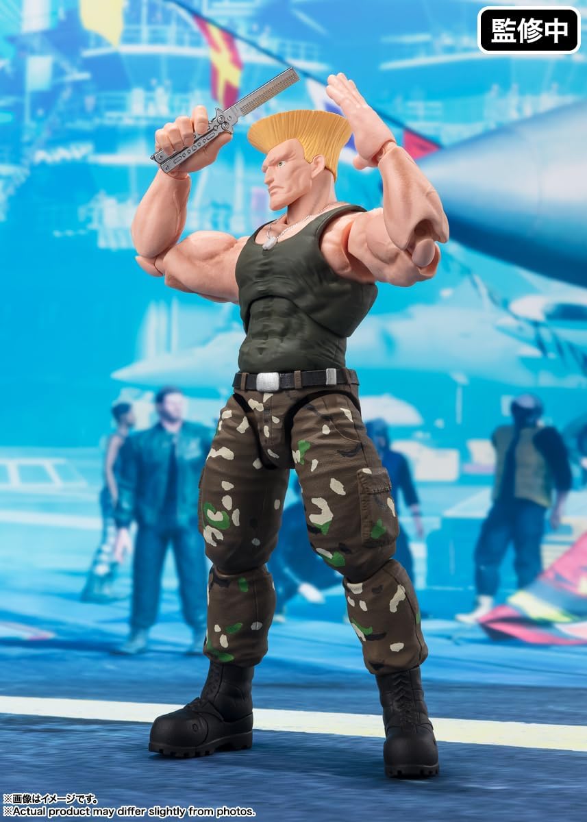 TAMASHII NATIONS - Street Fighter - Guile -Outfit 2-, Figura de acc...