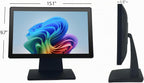 ANGEL POS Grado comercial 17.3 pulgadas 1920 x 1080 FHD pantalla táctil POS Monitor, 10 puntos táctil HDMI VGA, pantalla impermeable a prueba de polvo, industrial, oficina, venta al por menor, gimnasio, almacén