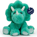 Juguete de peluche con peso de dinosaurio, lindo peluche realista