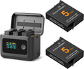 YDW Cargador de batería inteligente para DJI OSMO 360 y Action 6/5 Pro/4/3,24 W concentrador de carga bidireccional inteligente rápido con pantalla LCD, muestra batería SOC, solo cargador (cargador de