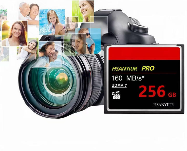 256 GB UDMA 160 MB/s transferencia de alta velocidad