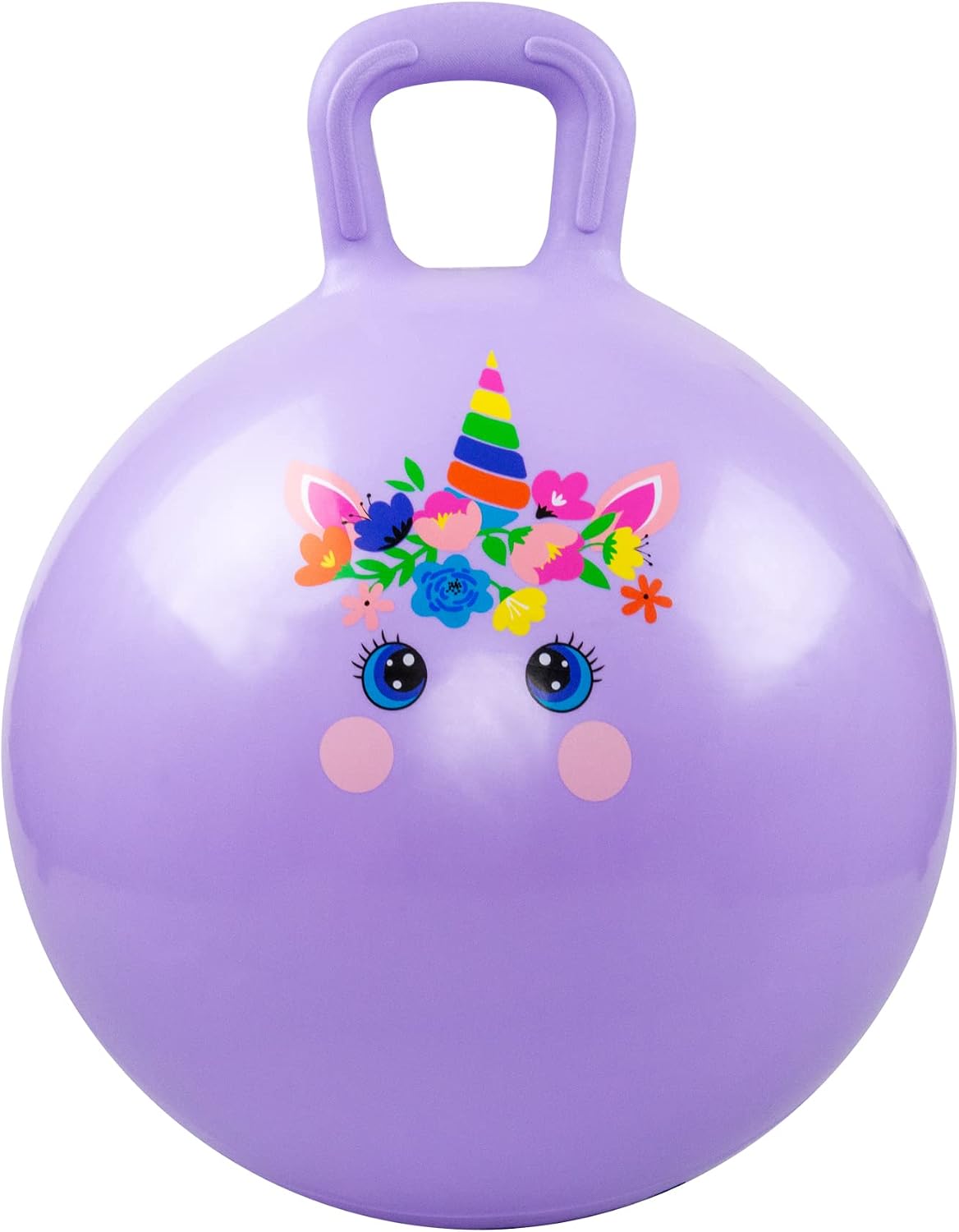 Pelotas Saltarinas para niños de 3 a 8 años, pelota saltarina de 18 pulgadas con asa, saltarín inflable de 18", juguetes de salto de 45cm, juguetes de salto de jardín, regalos para niñas y