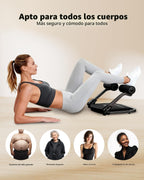 AIRHOP Ab Machine 4-Speed Auto Rebound Sit Up Abdominal Trainer Home Gym