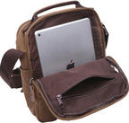 mygreen Bolso pequeño de hombro cruzado de lona para mensajero Bolso de trabajo