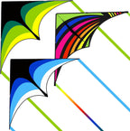 Mint's Colorful Life - Cometa Delta para niños y adultos, cometa extremadamente fácil de volar, las mejores cometas para principiantes