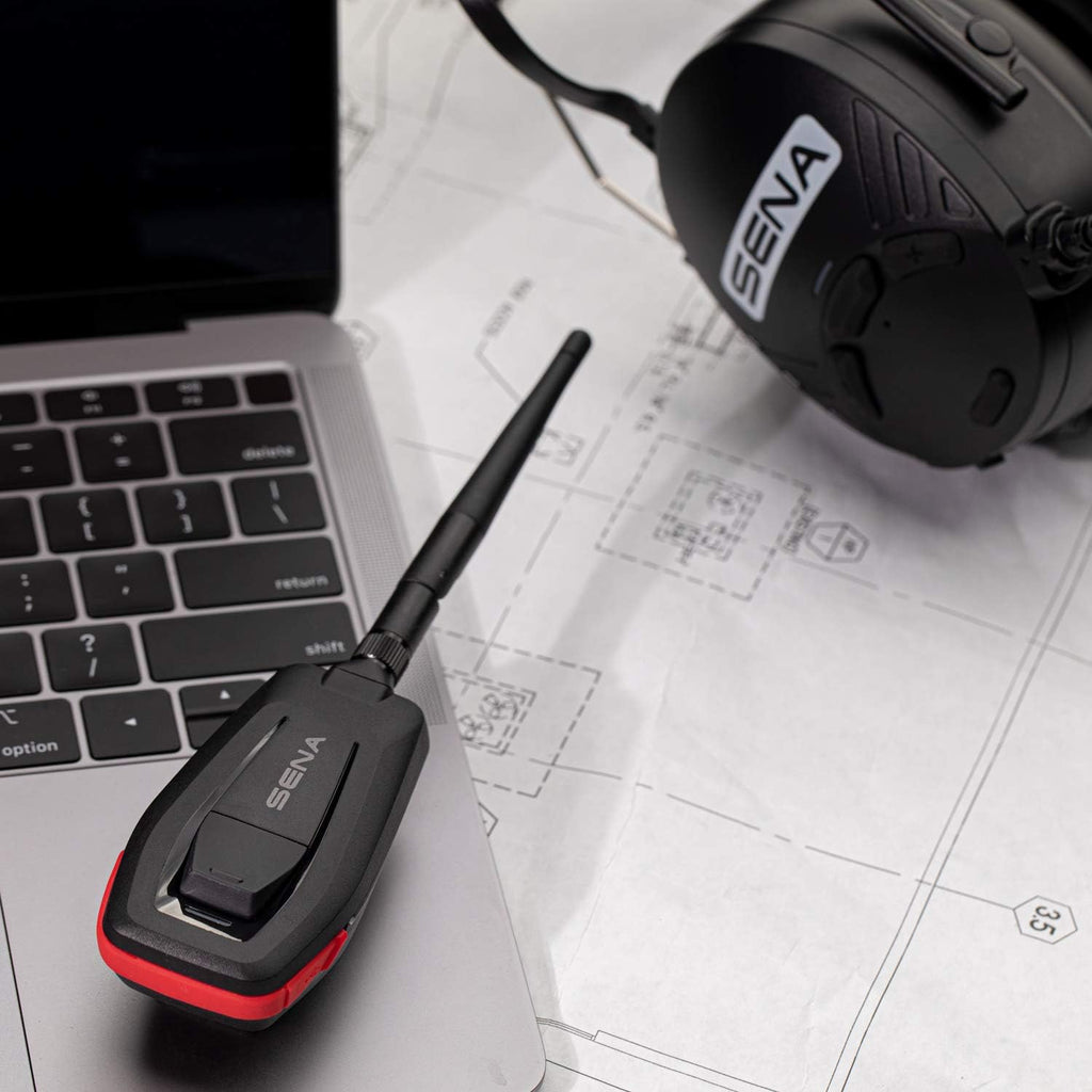Sena Adaptador de intercomunicador industrial Bluetooth a malla para teléfono o tableta PC (MeshPort Red, talla única)