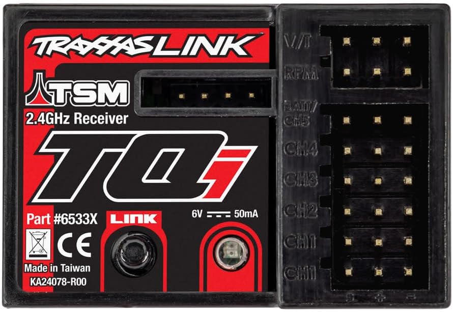 Receptor Traxxas TQi 5CH TELEMETRÍA 2.4