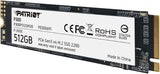 Patriot P300 M.2 PCIe Gen 3 x4 512GB SSD de Bajo Consumo de Energía