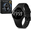 Pulsera de alarma vibratoria para personas que duermen pesadamente, reloj de choque para adolescentes, pulsera silenciosa, despertador, despertar sordos con TDAH, personas con TDAH, portátil