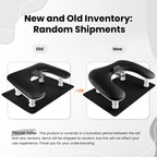 JODSONE Reposabrazos de manicura negro en forma de U para uñas, Medium, Negro con alfombrilla