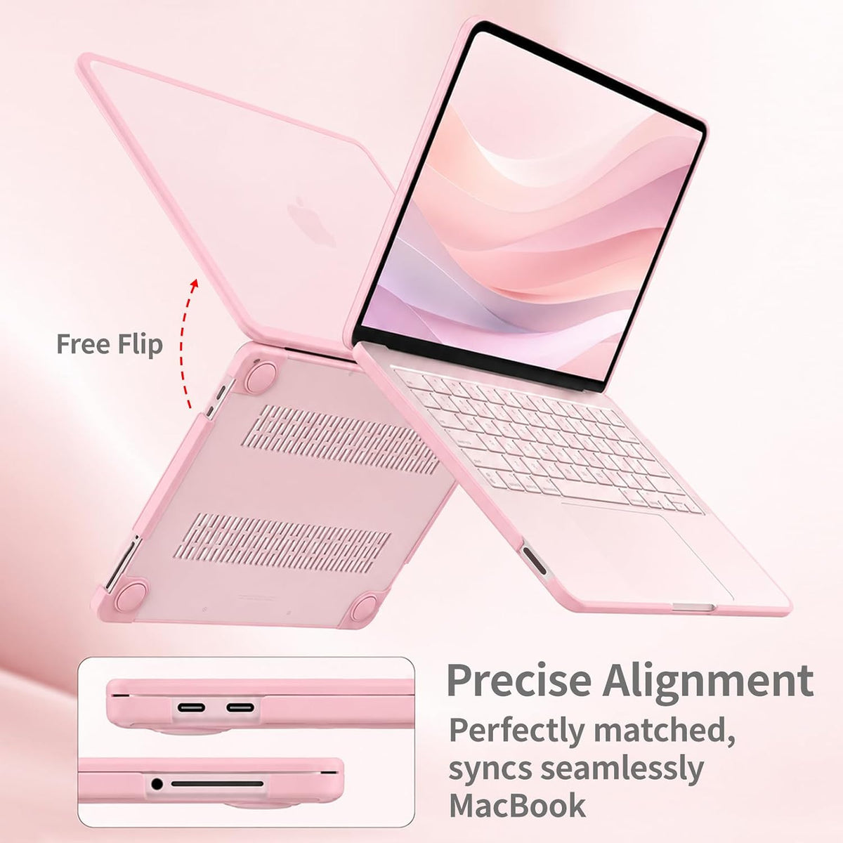 Yiodelu Juego de 3 fundas protectoras para MacBook Neo 2026 de 13 p...