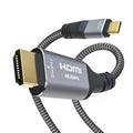 Cable USB C HDMI, 4K 60Hz trenzado tipo C, 6 pies