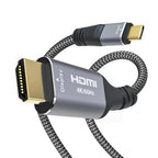 Cable USB C HDMI, 4K 60Hz trenzado tipo C, 6 pies