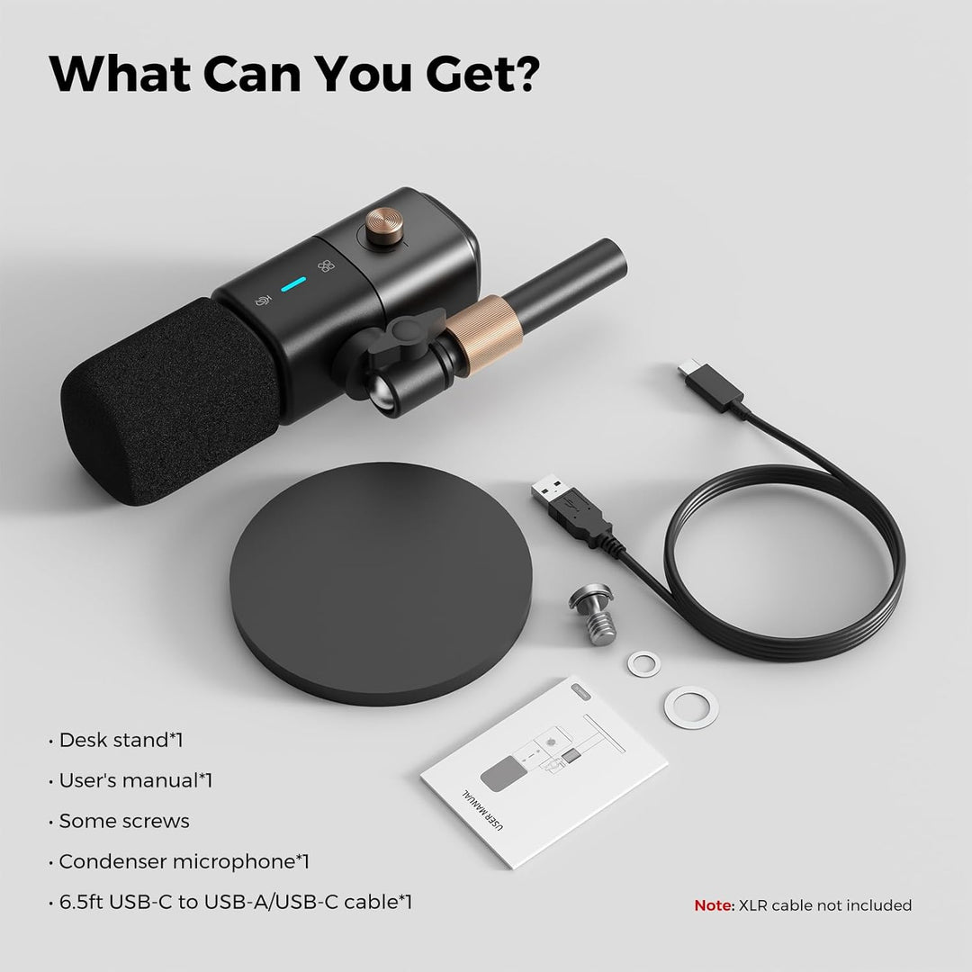 NearStream AM25X Gen2 Micrófono de Condensador XLR\/USB con Cancela...