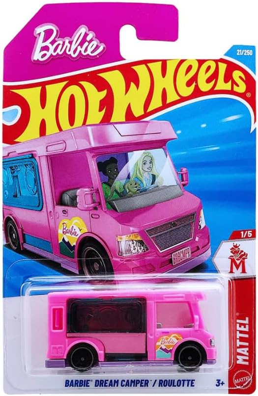 Hot Wheels Barbie Dream Camper Mattel 1/5 21/250 escala