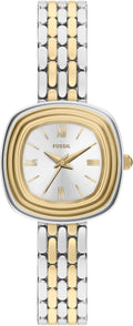Fossil Reloj Emerson de acero inoxidable con tres manecillas para mujer