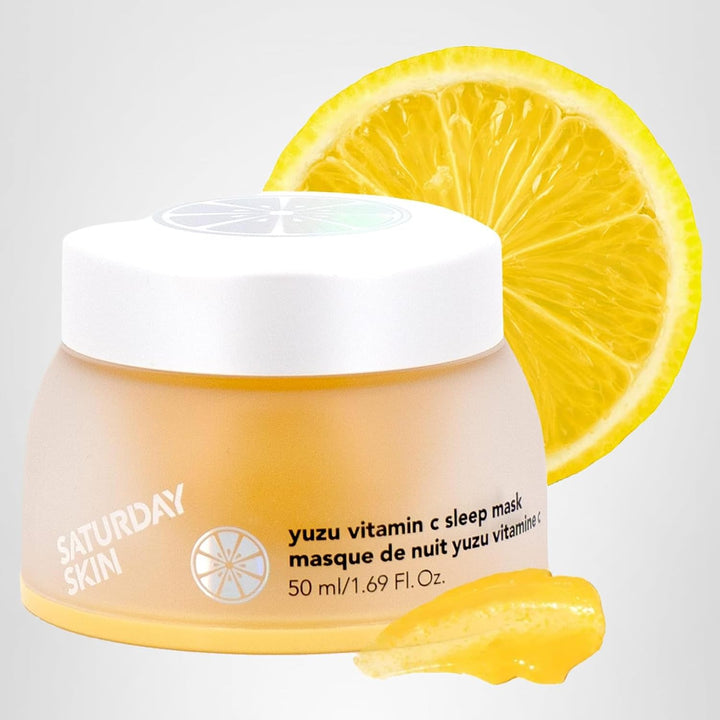 Saturday Skin Yuzu - Máscara de vitamina C para dormir durante la n...