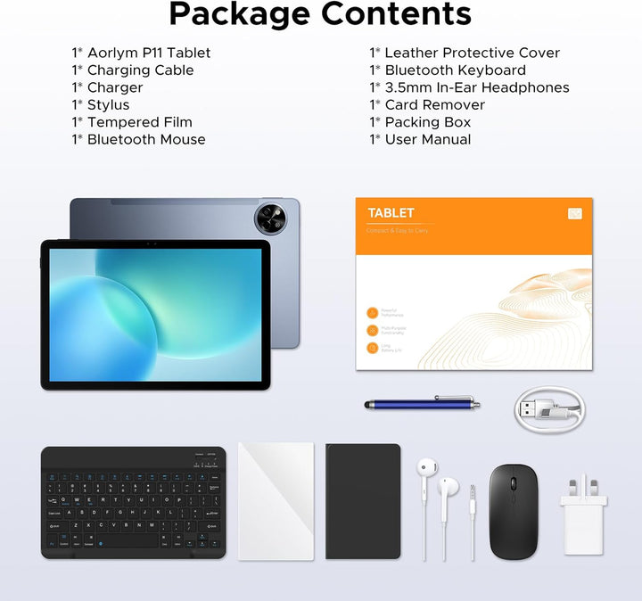 Luzglo P11 Android 16 Tablet, Tablet de 11 Pulgadas con Gemini AI,...