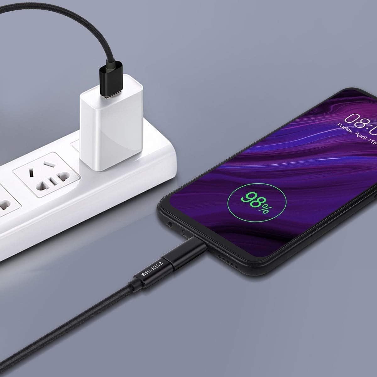 Kit de adaptador tipo C de 10 piezas, compatible con adaptador micro USB/tipo C/USB OTG, estuche de viaje con mosquetón, incluye cable USB tipo C