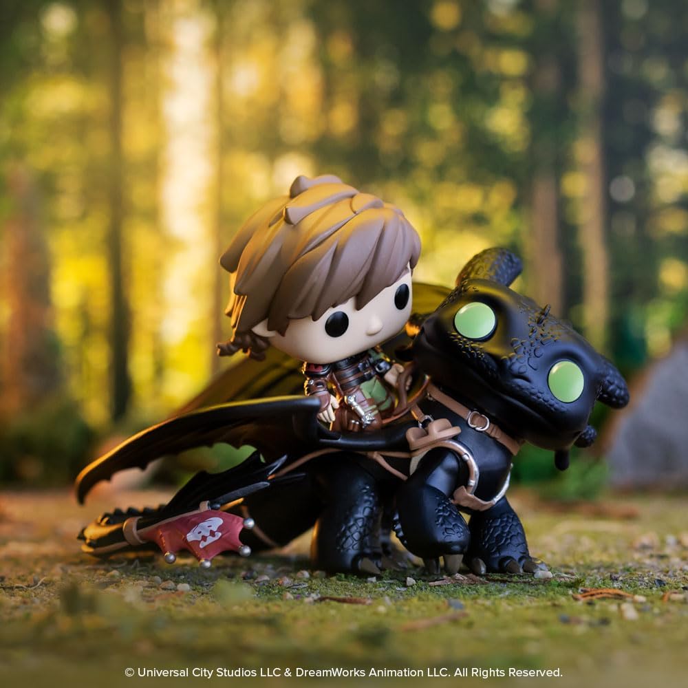 Funko POP! Rides Deluxe: Cómo entrenar a tu dragón \u2013 Hiccup co...