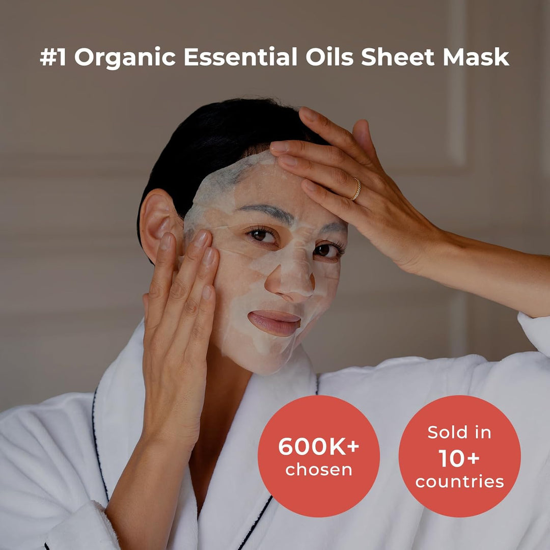 INNA ORGANIC Máscara de hoja \u2013 Equilibrio y control de aceite,...