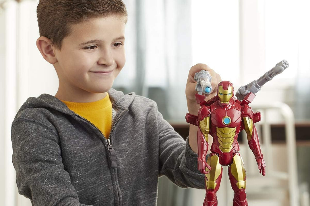 Avengers Marvel Titan Hero Series Blast Gear Iron Man Figura de acc...