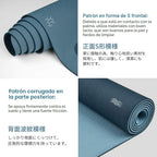 Tapete de yoga antideslizante, ecológico, con funda de transporte, tapete de yoga profesional para mujeres, tapete de entrenamiento para el hogar, pilates y ejercicios de piso