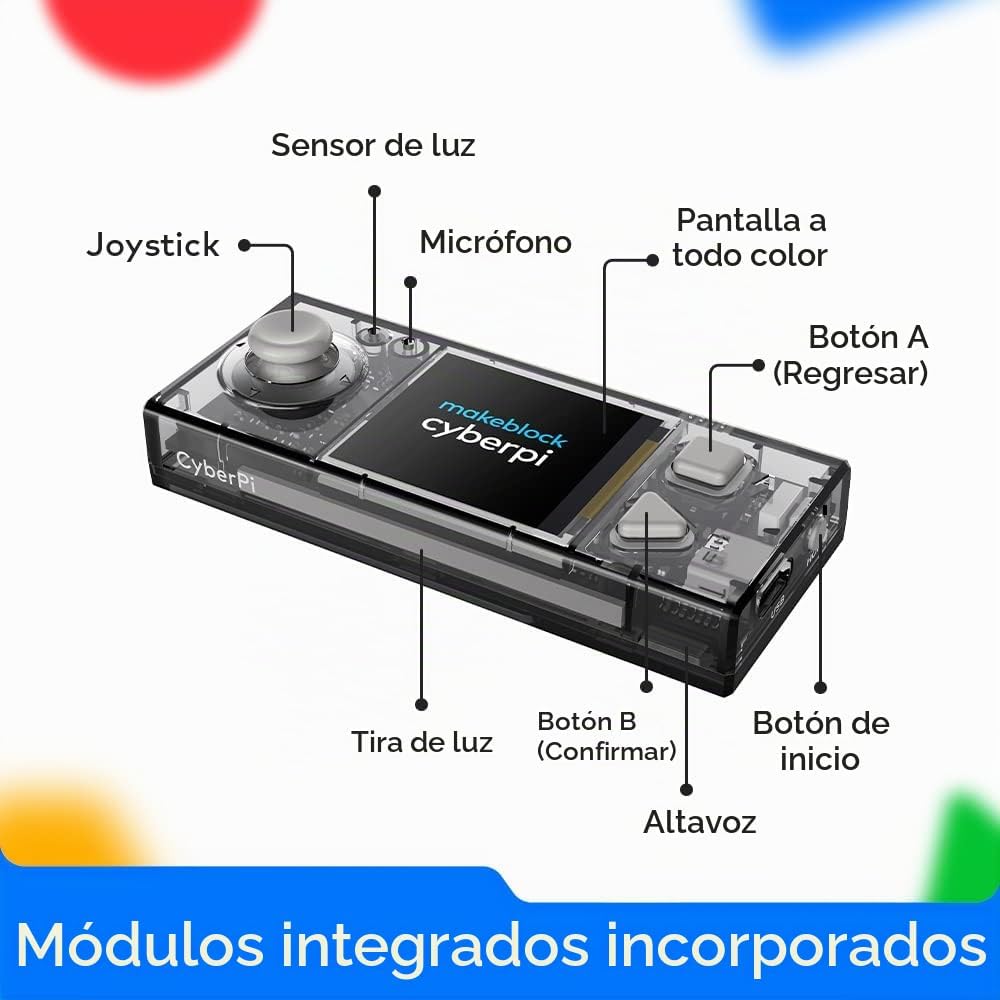 Makeblock CyberPi Kit basado en proyectos: codificación para niños de 8 a