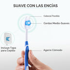 Paquete de 104 cepillos de dientes a granel con tapas de cubierta, Mezcla