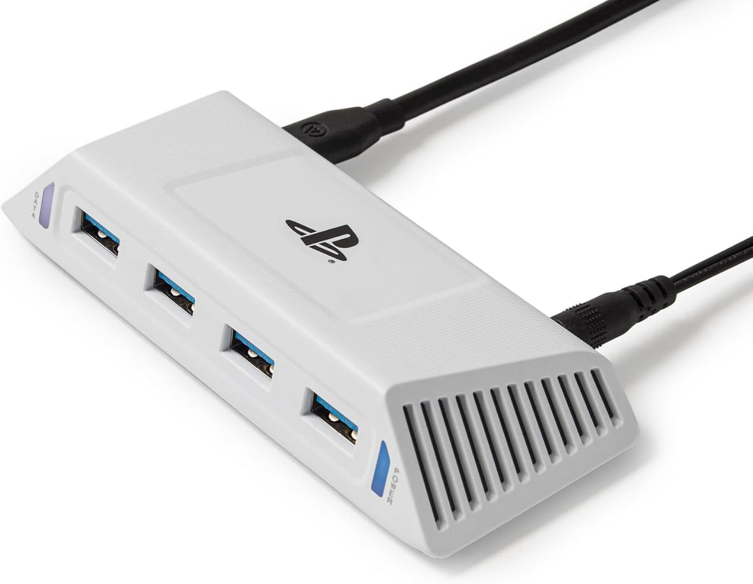 PowerA 4-Port USB 5Gbps Hub for PlayStation®5, USB 3.2, AC Powered,...